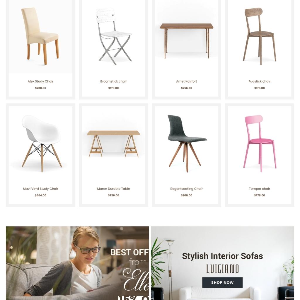 Furniture & Bathroom Fittings Shopify Shopping Website