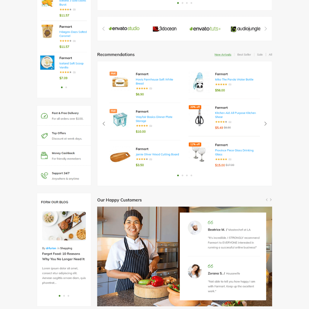 Farm Shop WordPress Responsive Website
