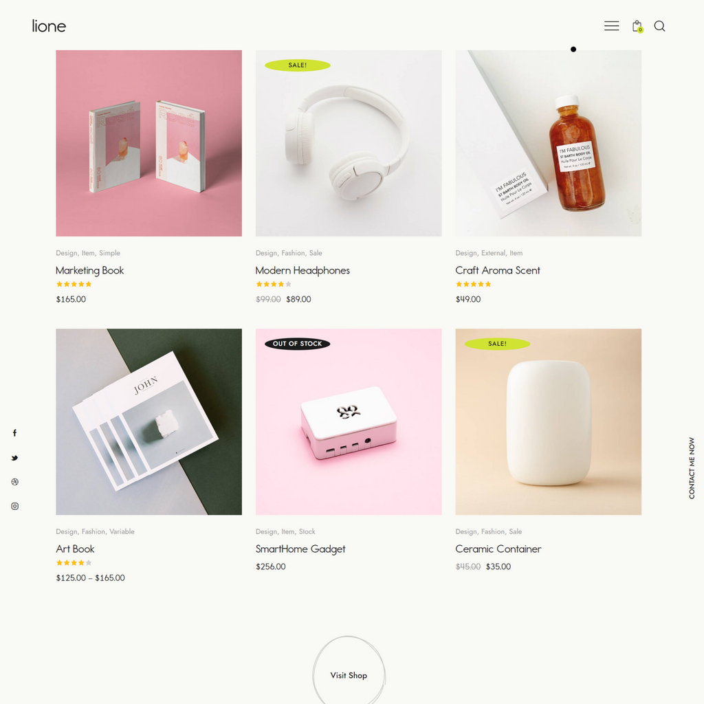 Bright Portfolio for Creatives WordPress Responsive Website
