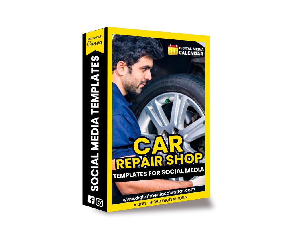 30 Ultimate Car Repair Shop Social Media Posts Canva Templates