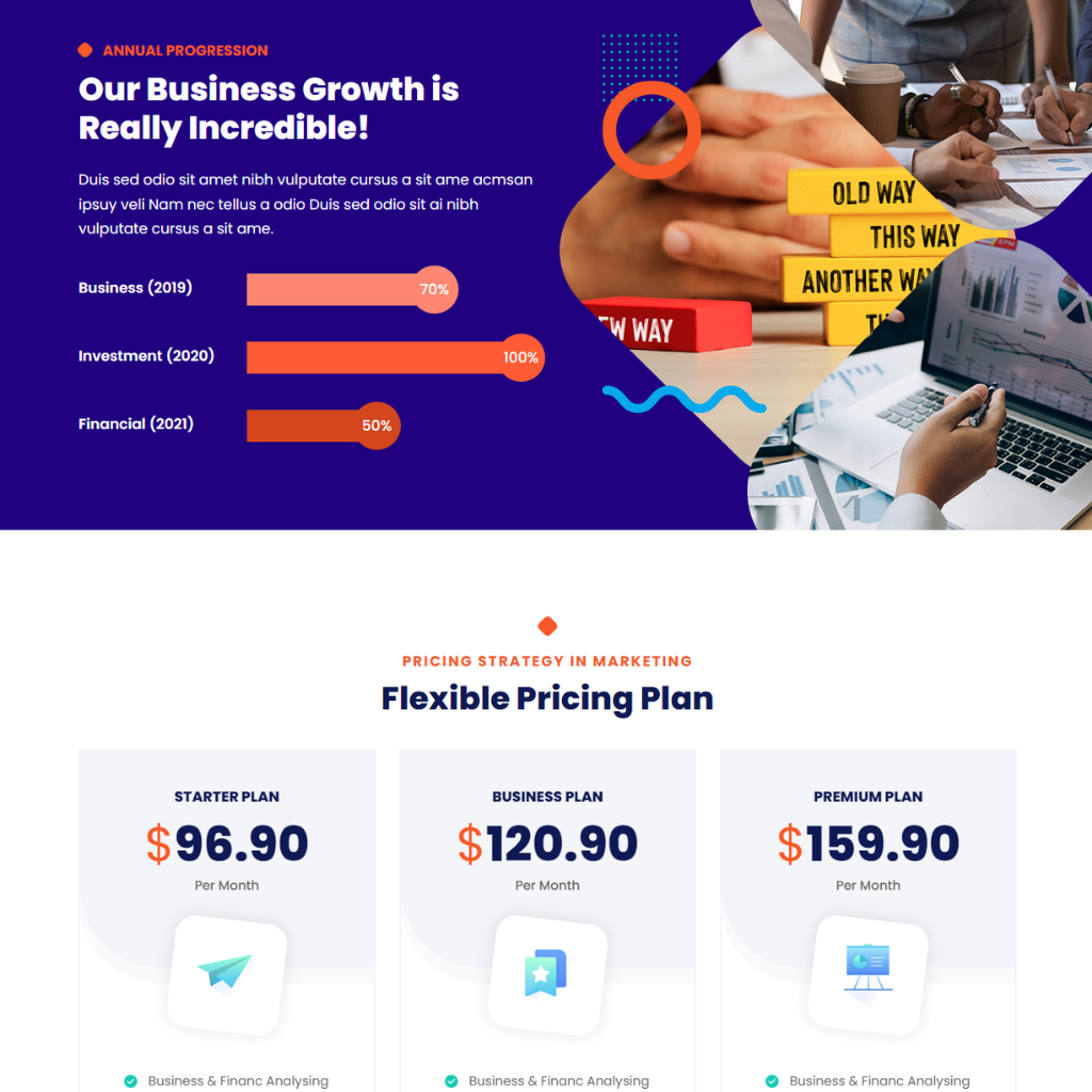 Business Advisor WordPress Responsive Website