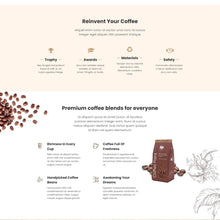 Coffee Shops & Cafés Shopify Shopping Website