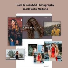 Bold & Beautiful Photography WordPress Responsive Website