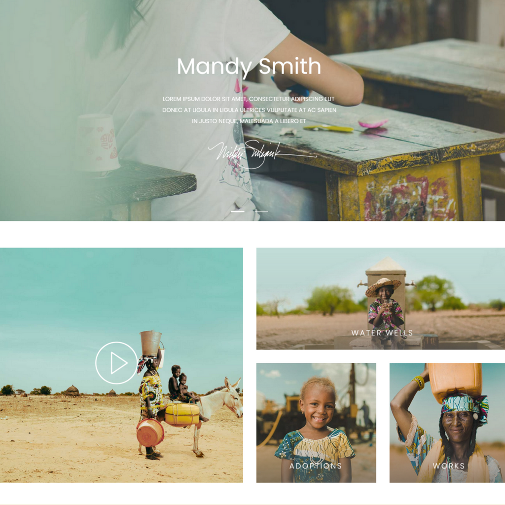 Charity WordPress Website