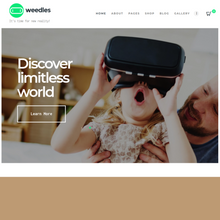 Virtual Reality Landing Page & Store WordPress Responsive Website