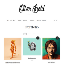 Classic & Minimal Portfolio WordPress Responsive Website