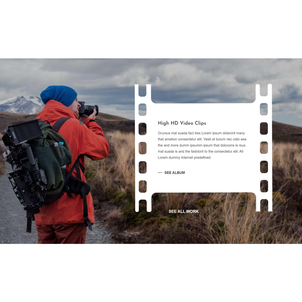 Bold & Beautiful Photography WordPress Responsive Website