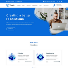 Consulting & Better IT Solution WordPress Responsive Website