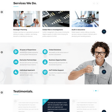 Consulting Services WordPress Responsive Website