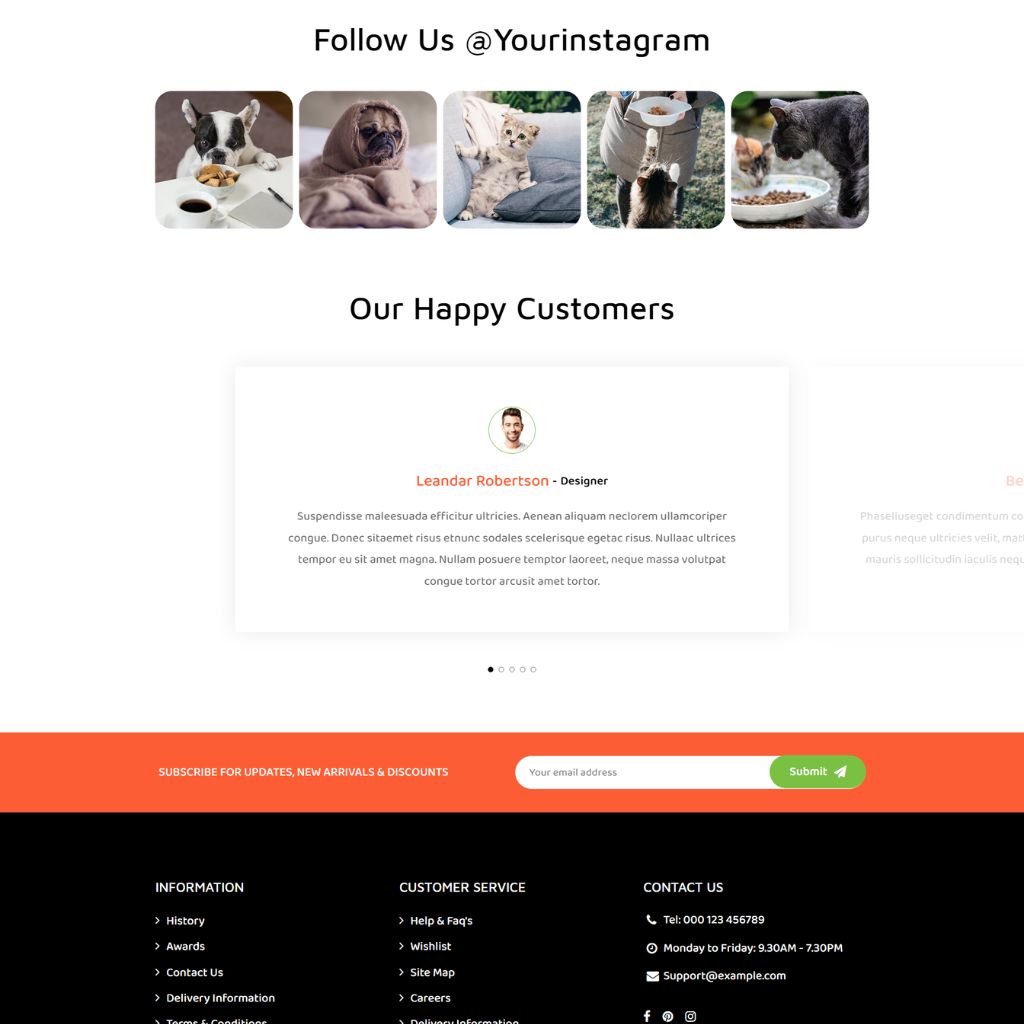 Best Pet Food Shop Shopify Shopping Website