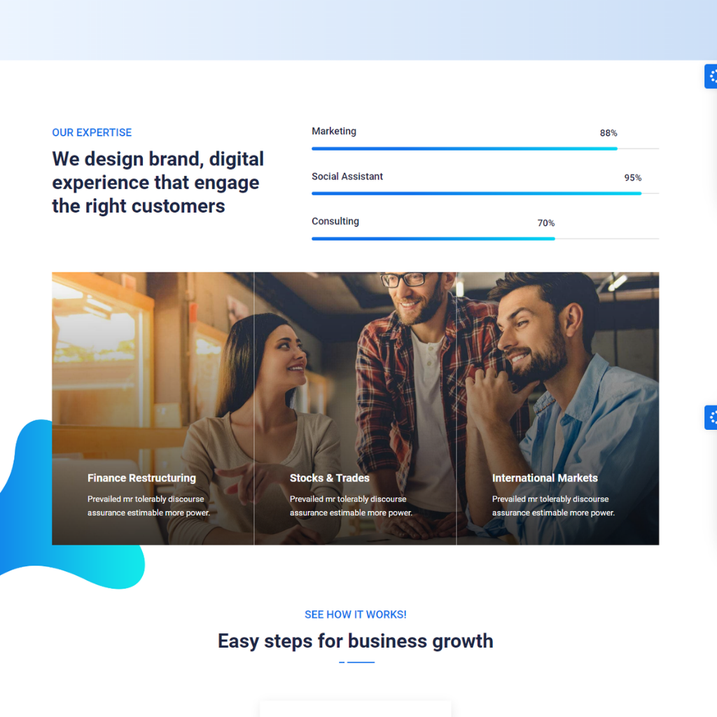 Consulting Business WordPress Responsive Website