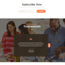 Cooking Classes & Workshop WordPress Responsive Website