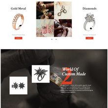 Custom Jewelry Manufacture WordPress Responsive Website