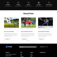 Sports Store Shopify Shopping Website