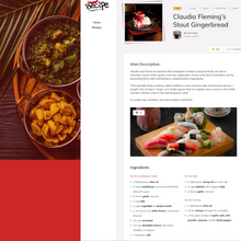 Food & Recipes WordPress Responsive Website