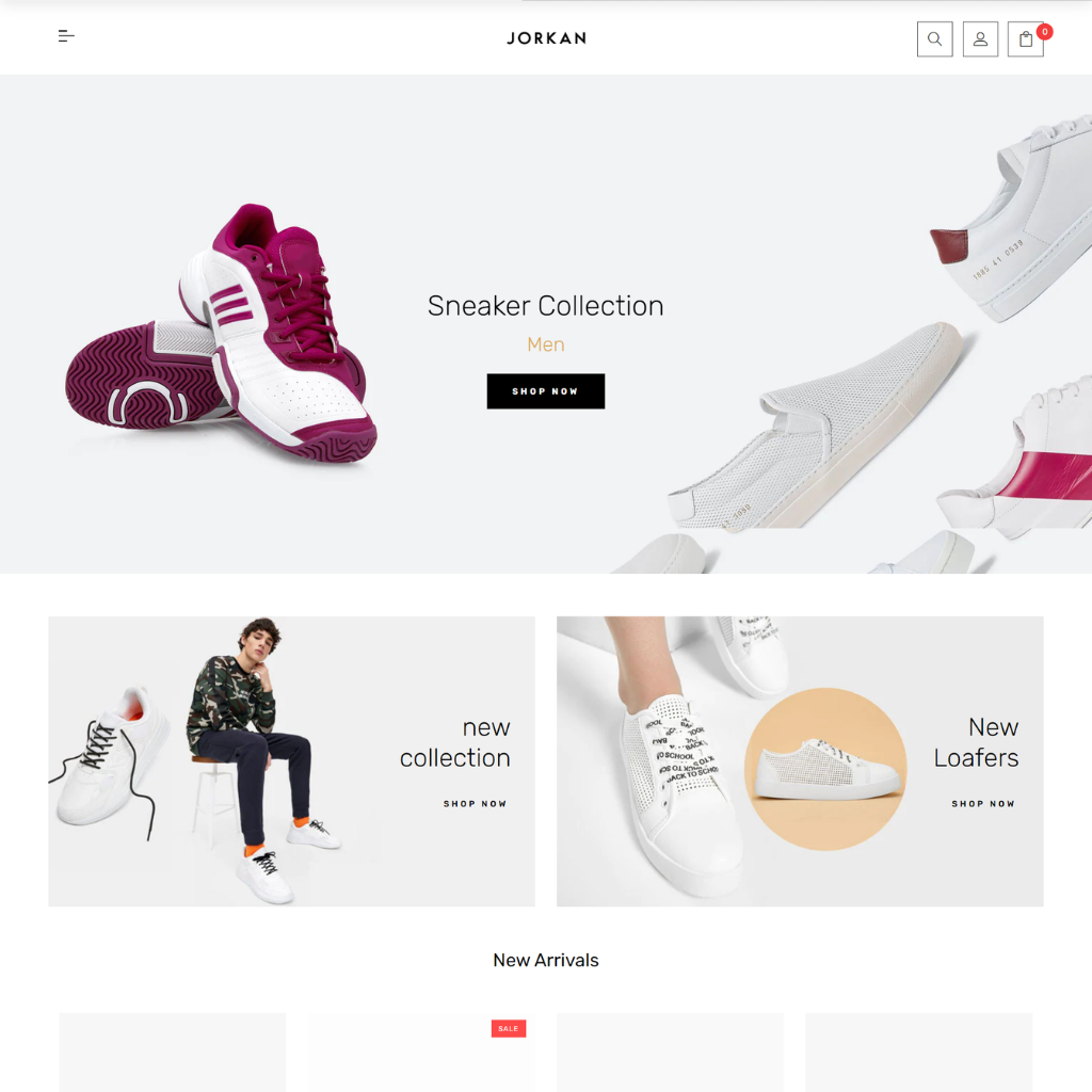 Running Sports Shoes Shopify Shopping Website
