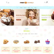 Bakery, Cookie, Food Product Shopify Shopping Website
