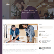 Creative Interior & Architecture Agency WordPress Responsive Website