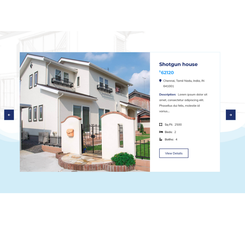 Property Startup Agency Landing Page WordPress Website