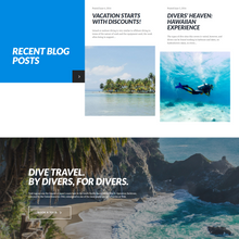 Professional Divers WordPress Responsive Website