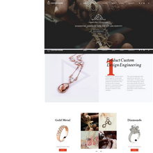 Custom Jewelry Manufacture WordPress Responsive Website