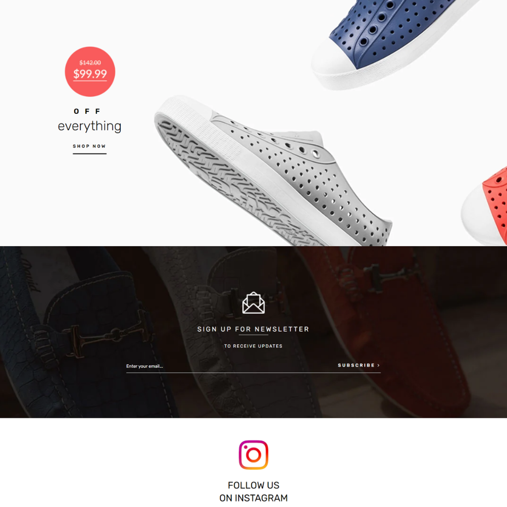 Running Sports Shoes Shopify Shopping Website