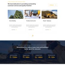 Construction and Engineering WordPress Responsive Website