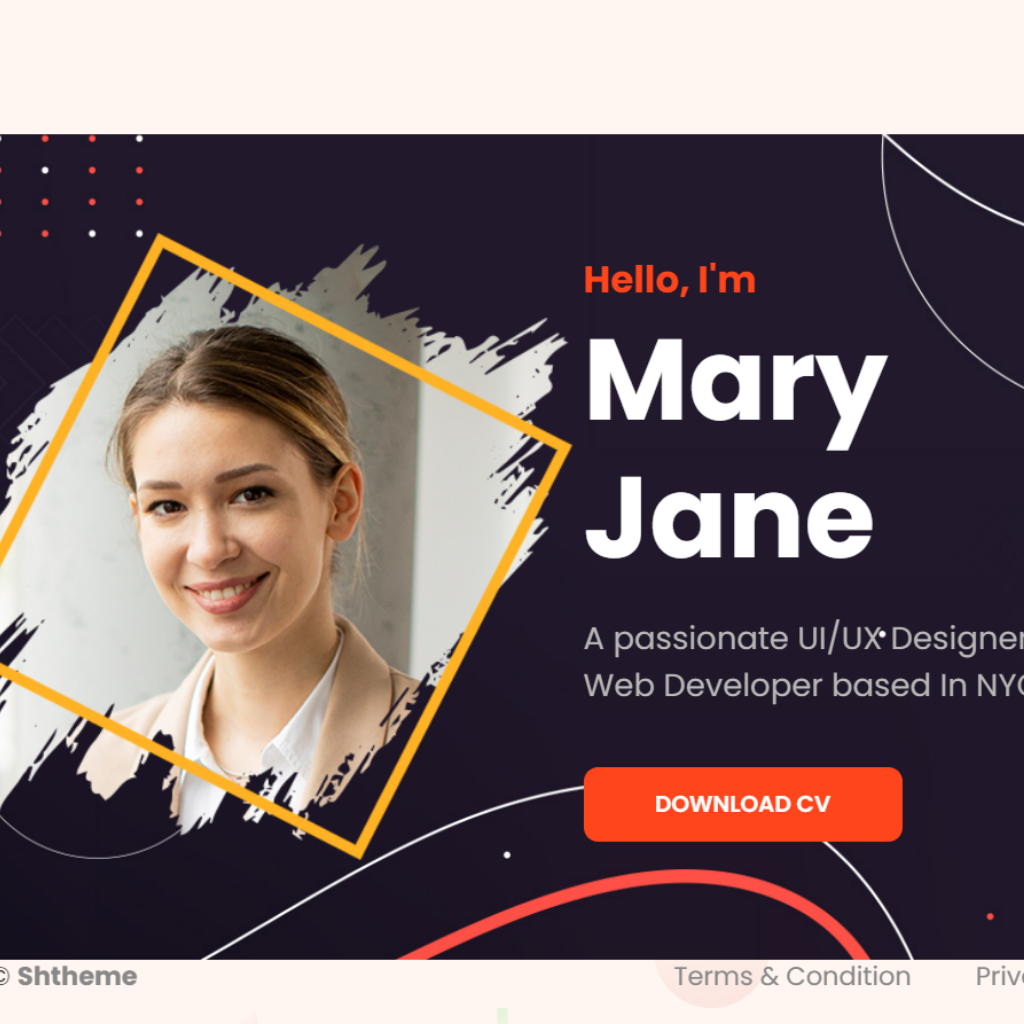 Portfolio Web Developer WordPress Responsive Website