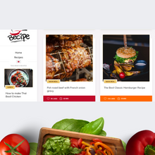 Food & Recipes WordPress Responsive Website