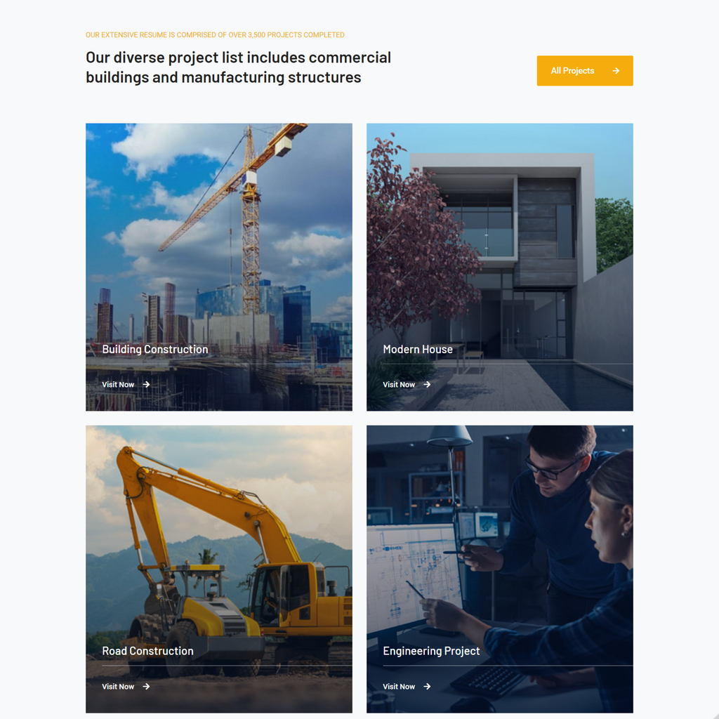 Construction and Engineering WordPress Responsive Website