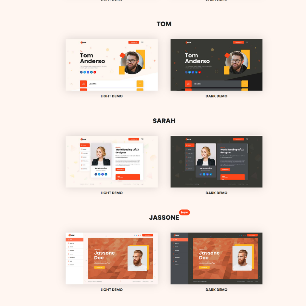Portfolio Web Developer WordPress Responsive Website