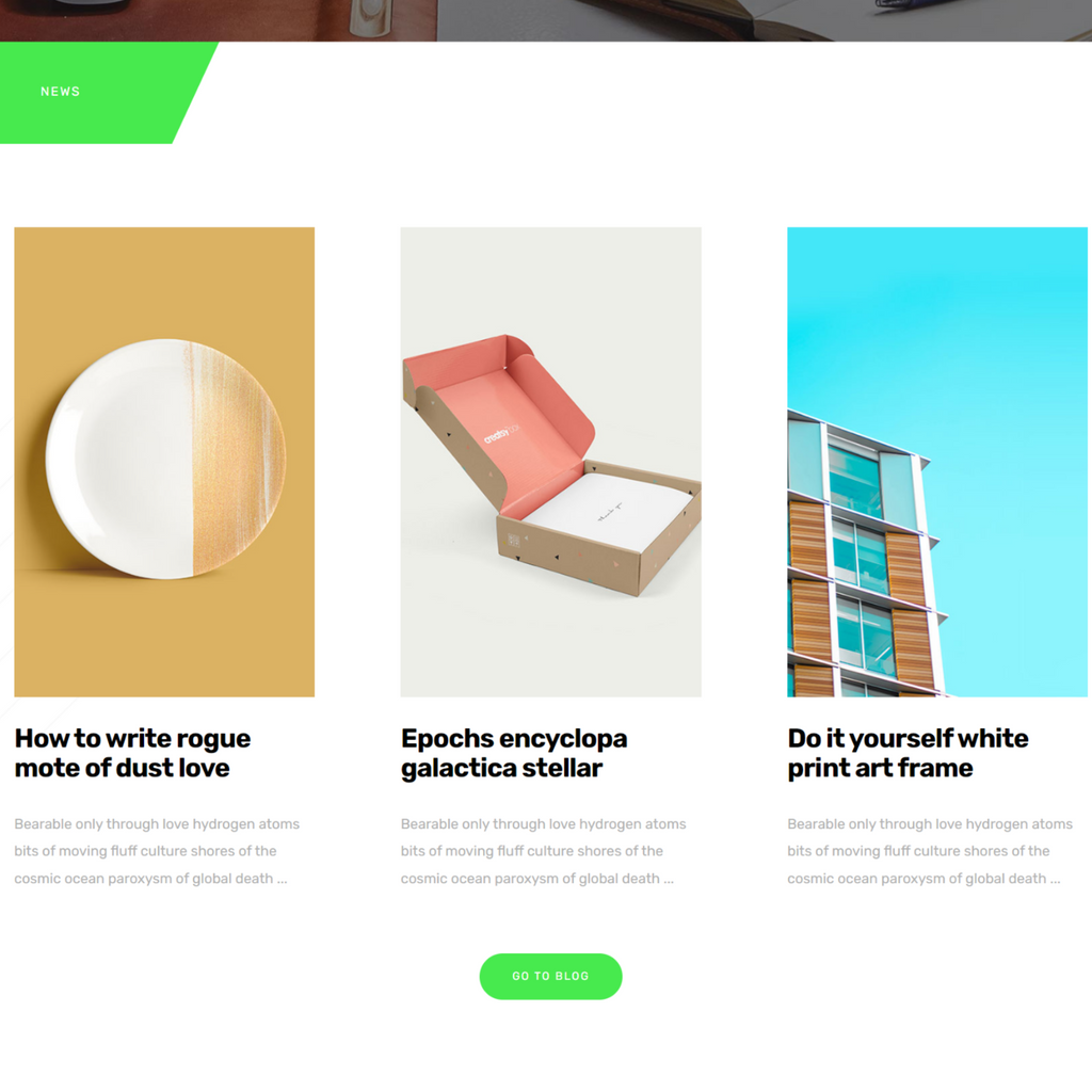 Corporate One Page WordPress Responsive Website
