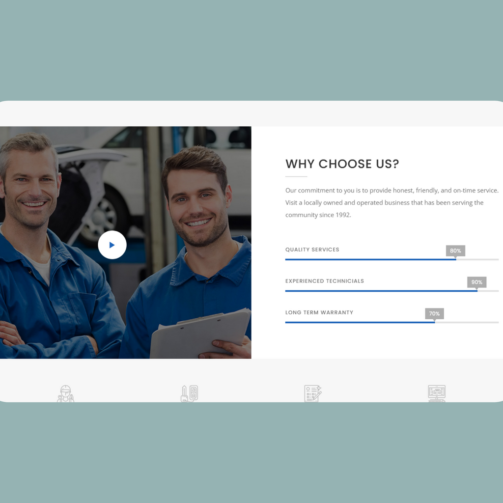 Car Services WordPress Website