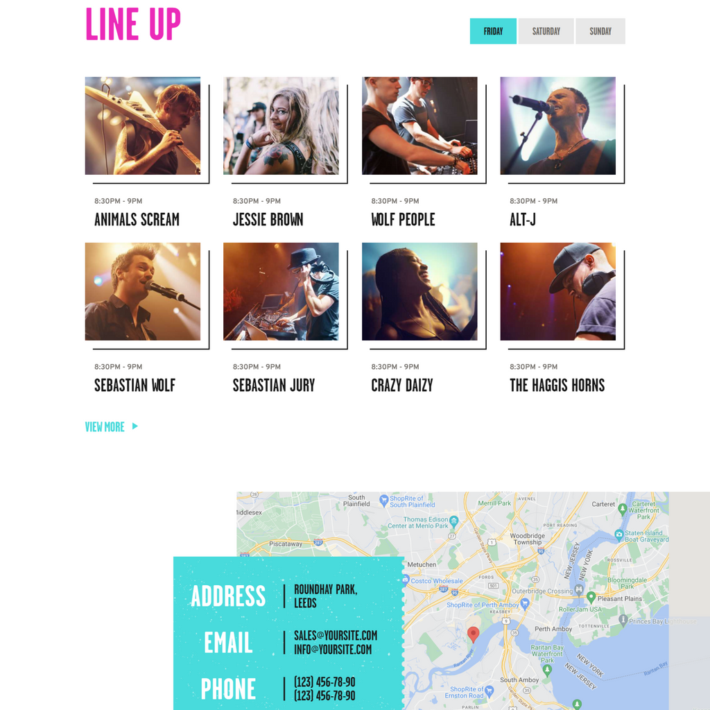 Incredible Concert, Festival & Night Club WordPress Responsive Website