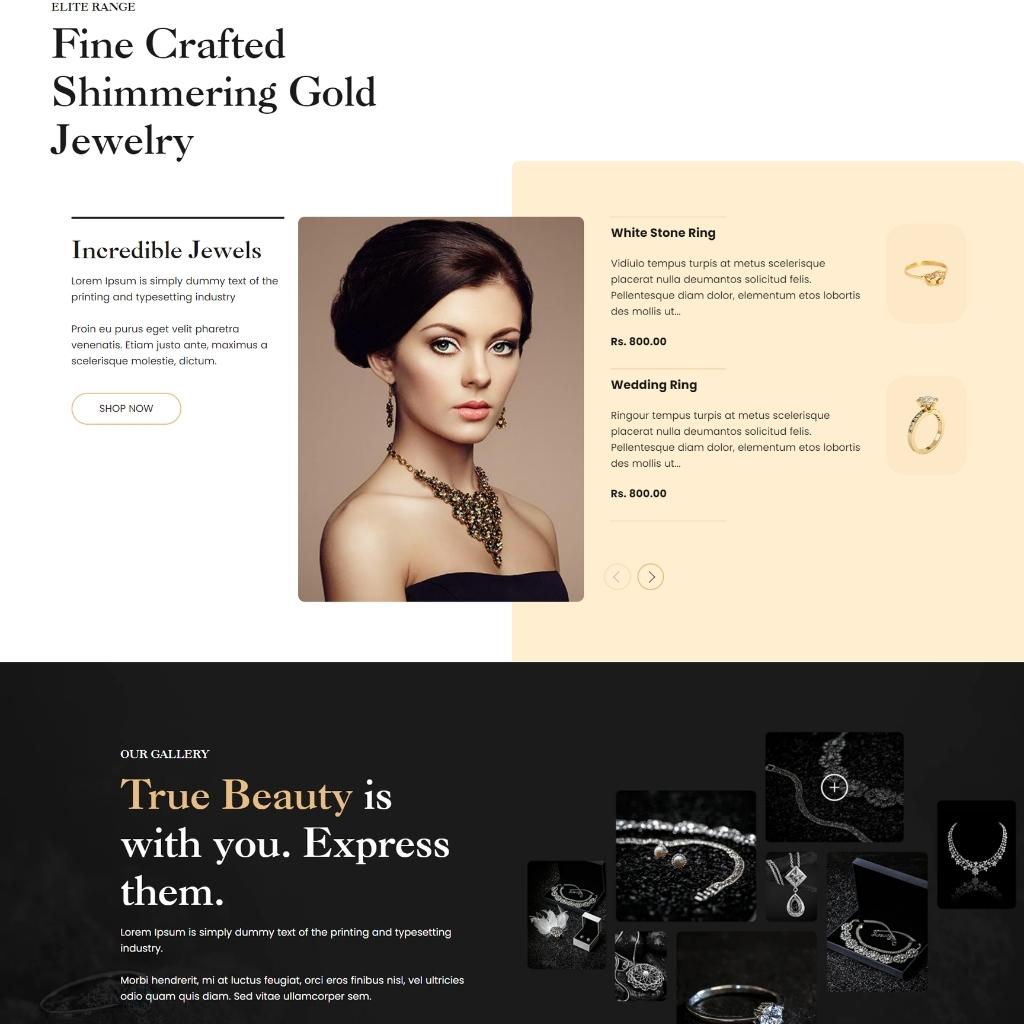 Latest Jewellery Store Shopify Shopping Website