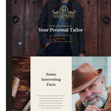 Custom Dress Tailoring Clothing WordPress Responsive Website