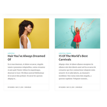 Modern and Minimal Personal Blog WordPress Responsive Website