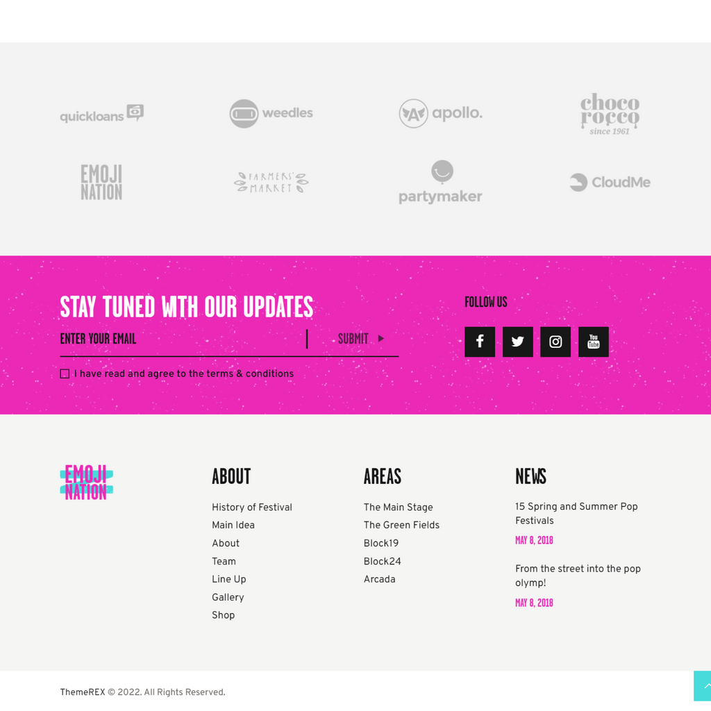 Incredible Concert, Festival & Night Club WordPress Responsive Website