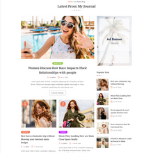 Fashion Landing Page WordPress Responsive Website