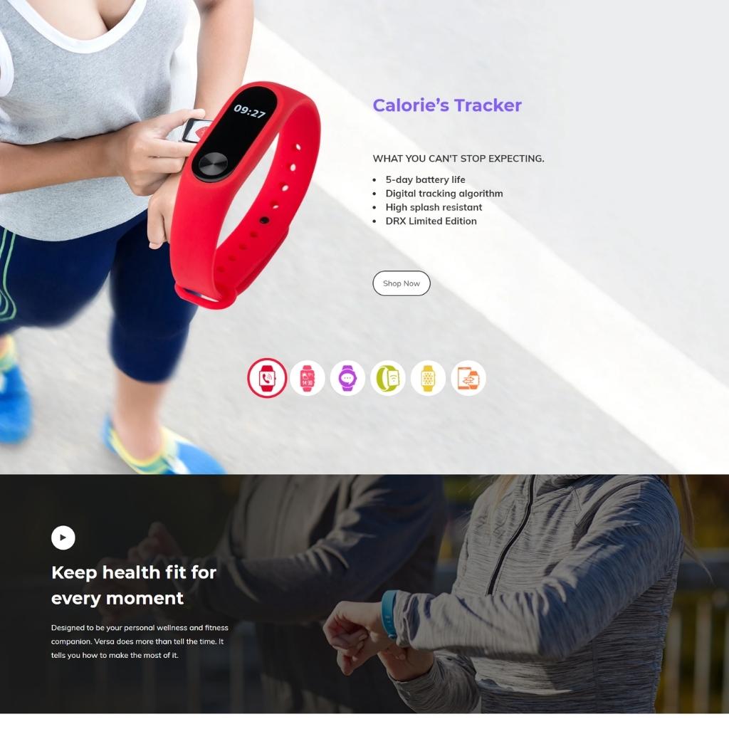 Gym & Fitness Store Shopify Shopping Website
