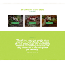 Modern & Responsive Organic Food WordPress Website
