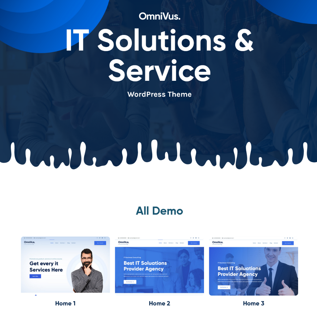 IT Company WordPress Responsive Website