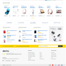 Electronic Store WordPress Responsive Website