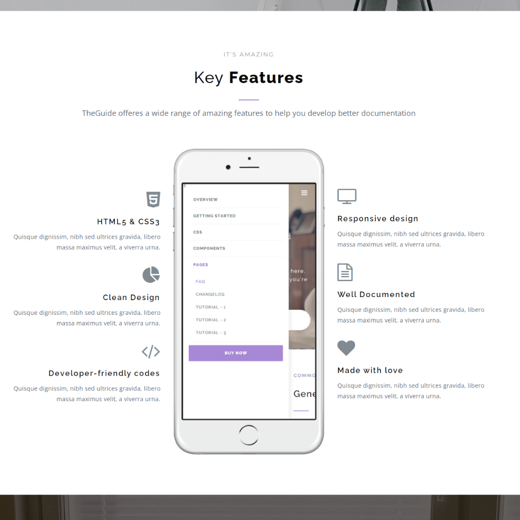 Online Documentation Responsive Website