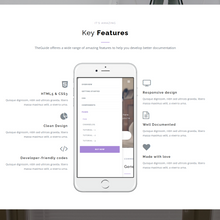 Online Documentation Responsive Website
