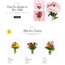 Florist and Flower Shop Shopify Shopping Website
