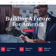 Election & Political WordPress Responsive Website
