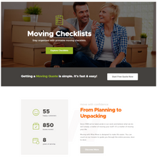 Relocation and Storage Services WordPress Responsive Website