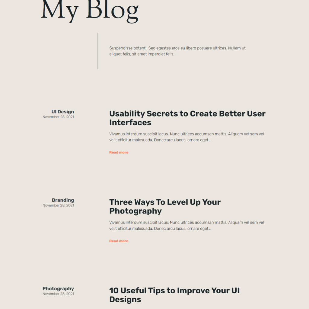 Portfolio Design WordPress Responsive Website