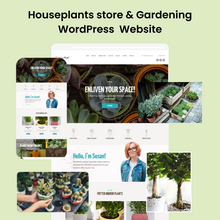 Houseplants store & Gardening WordPress Responsive Website